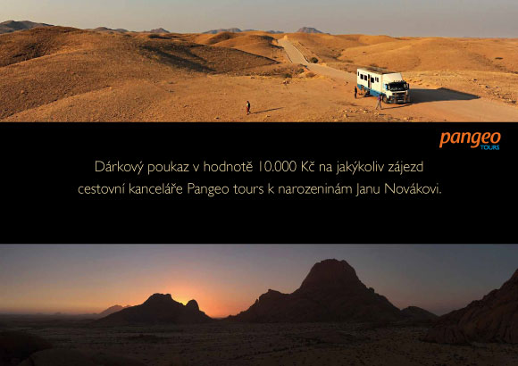 Dárkový poukaz CK Pangeotours - ukázka | Cestovní kancelář PangeoTours Dárkový poukaz CK Pangeotours - ukázka | Cestovní kancelář PangeoTours