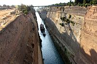 Korintský průplav - Řeckem křížem krážem, poznávací zájezd Řecko s CK Pangeotours